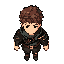 pixel art of this character as a 2d sprite