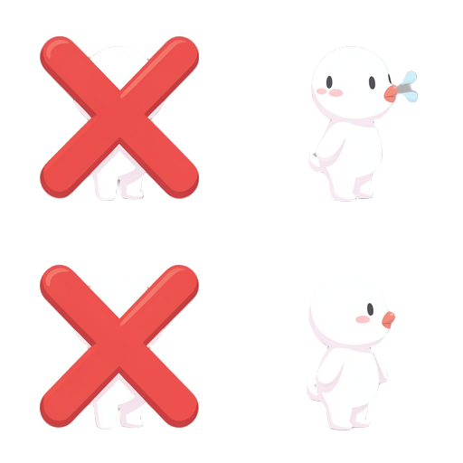 character standing still breathing, 4 frames loop, facing right