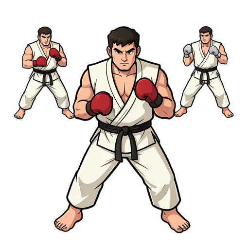 faça um sprite sheet de esquiva de boxe