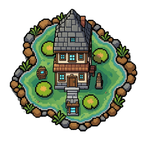 generate a retro pixel art building for a 2d side-scrolling platformer game. from this refference building, make 1 by 1 building, dont make it in 1 image. make different image for every building style: - 16-bit / snes-era pixel art, limited color