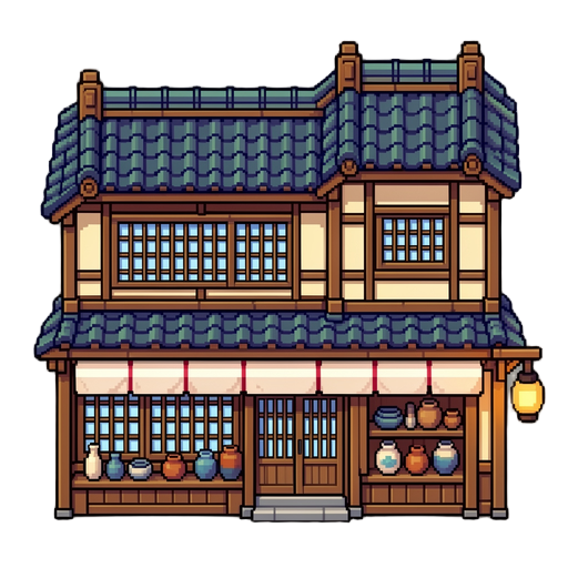 generate a retro pixel art building for a 2d side-scrolling platformer game. from this refference building, make 1 by 1 building, dont make it in 1 image. make different image for every building style: - 16-bit / snes-era pixel art, limited color