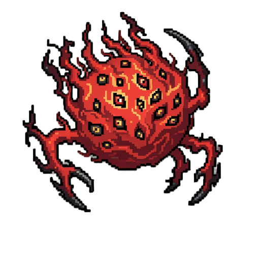 mostro pixel arte