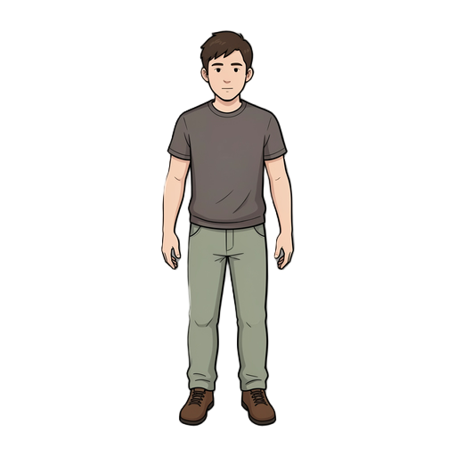 base human character sprite sheet, modest simple, neutral customizable