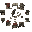 quero uma pixel art top down tileset para meu jogo como o tema pos apocalipt