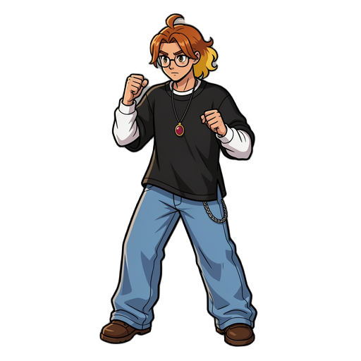 sprite, standing, fight