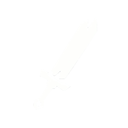 bold greatsword, flat icon, gray color only.