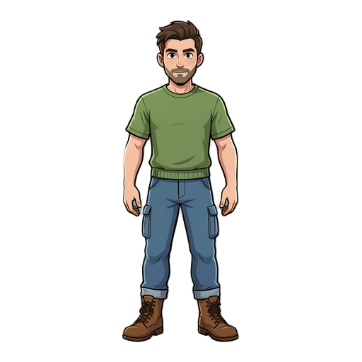 create a male character.