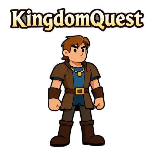 contexto do projeto:  estamos a desenvolver o kingdomquest, um rpg 2d top-down com uma estética e mecânicas inspiradas em clássicos como runescape e heartwood. o jogo será compatível com dispositivos móveis, exigindo controlos otimizados (suporte a joysti