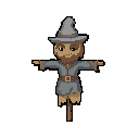 dimension is 2d platformer so side view not topdown, please refine this character colours so it looks more natural