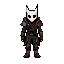 faz um guerreiro estilo hollow knight 
