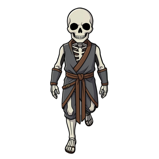 crie uma animação de caminhada 2d para este personagem
