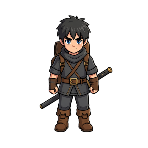 create the character exactly as in the reference.