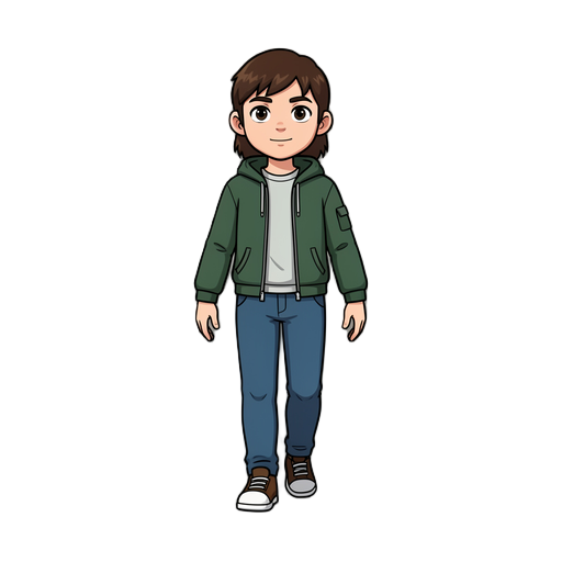 genetere sprite animation front walk