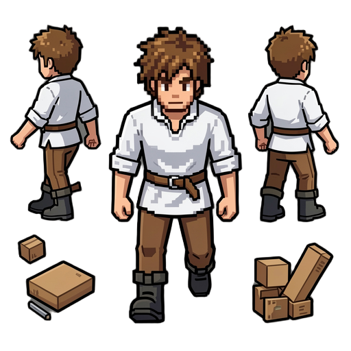 i need full walking animation, walk left right up and down