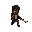 faça uma pixel art 32x32 estilo moonlighter de um rapaz de pele escura com roupas maltrapilhas top-down, faça também movimentos dele andando rolando e atacando com espada(não desenhe a espada, farei ela depois separadamente)