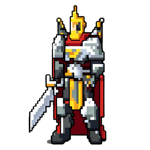 cavaleiro 2d pixel art.