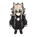 a character for a 2d top-down game with 4 directions
