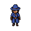 mage, blue hat, brown skin