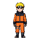 faça o naruto uzumaki na forma criança