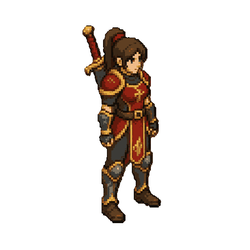 2h longsword fighter female charge
