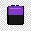 black cuff with a purple layer on top, transparent background