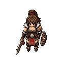 woman warrior 2.5d ragnarok like with personality aparency