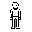personagem não muito grande, meio quadrado, corpo mediano