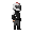 personaje con casco de moto