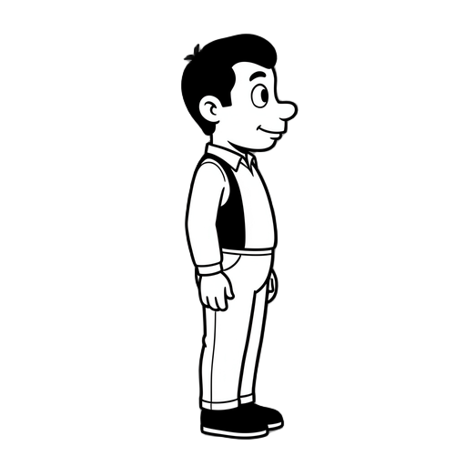 porco pequeno desenho dos anos 30 preto e branco