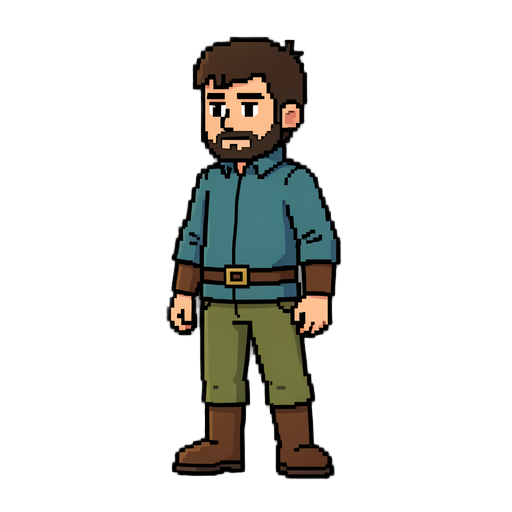 you are generating a source character for a game asset pipeline.  this image is not the final artwork.  the image will later be converted into authentic pixel art using pixel snapper and then animated into a sprite sheet.  your job is to generate the clea