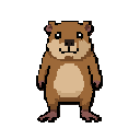uma capivara normal com humor padrao