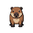uma capivara amigavel