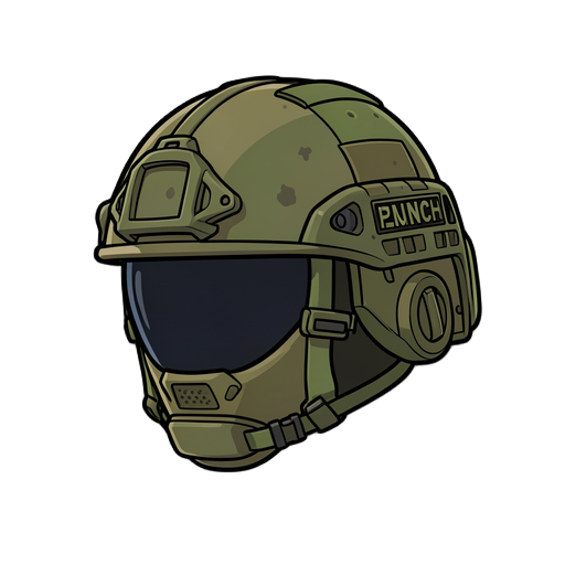 im developing for a game called space station 14 cmu or also called cmu14 look at the sprites and the style and make me a helmet sprite for the game that represents a lynch pmc helmet from the aliens universe