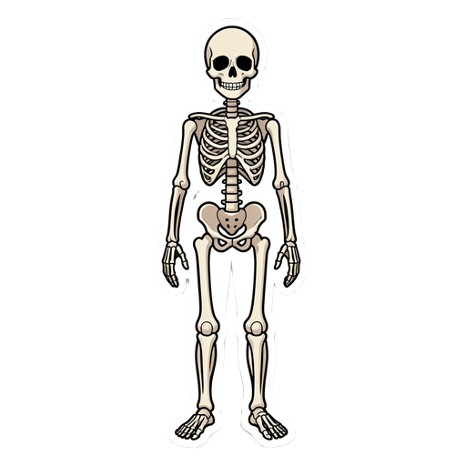 skeleton stiker