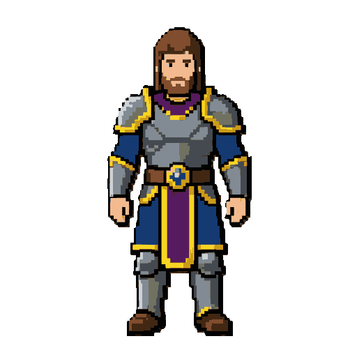 mighy paladin with holy hammer