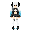 a cyberpunk android girl, teenage appearance, slim and graceful silhouette, youthful face, long low twin tails draped over the front of her shoulders, white hair with a soft cyan-blue gradient at the tips, mechanical ear-like side parts integrated into th