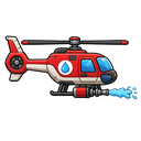 helicopter water cannon