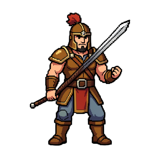 warior pixel art