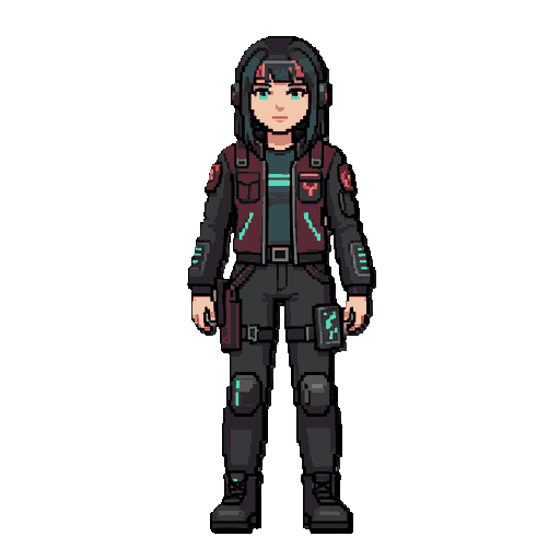 cyberpunk girl