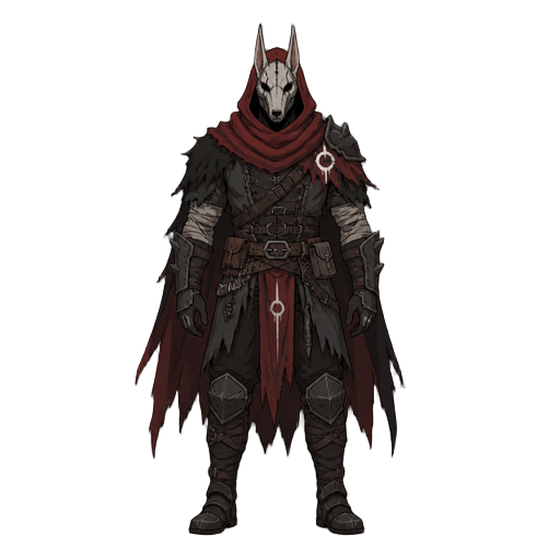 # the hound — character design prompt  create the main protagonist of a dark fantasy 2d action platformer called **the hound :: infinite abyss**.  ## core concept  **the hound** is a relentless hunter who entered a mysterious dimension called **the infini