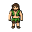 faça adão,  no jardim do edén, tamanho 32x32, ele está sem camisa, com folhas como se fosse roupas, faça ele casual e estilo stardew valley
