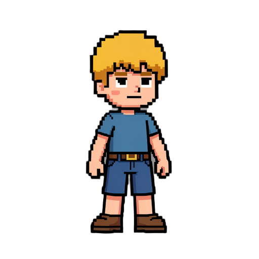 crie um jogo de plataforma 2d completo usando esta imagem como o personagem principal.  importante: use a imagem enviada como referência visual do personagem e não substitua o personagem por outro.  o personagem deve manter: - o mesmo estilo de pixel art 