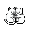 2 cat cuddle