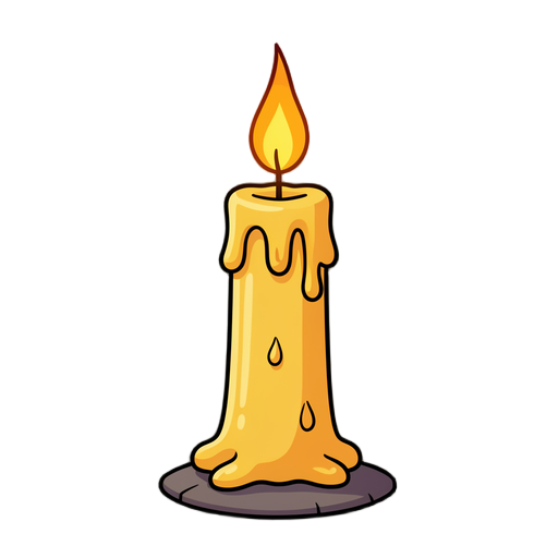 giant candle wizard