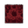 32x32 pixel art rpg dark red grass block top texture, minecraft block texture, seamless tileable flat top-down view, square texture map, deep crimson dark red grass blades, dark fantasy aesthetic, clean grid pixel arrangement, high contrast, flat texture,