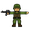 a soldier holding a weapon
