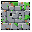 minecraft 1.8.9 stone texture, 16x16 pixel art, inspired by super mario world. only one flat square face, straight-on. gray stone with colorful retro 16-bit pixel details. no 3d, perspective, borders, text or lighting.