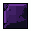 minecraft 1.8.9 obsidian texture, 32x32 pixel art, inspired by super mario world. only one flat square face, straight-on. dark purple obsidian with vibrant retro 16-bit pixel details. no 3d, perspective, borders, text or lighting.