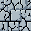 32x32 pixel art minecraft stone block texture, minecraft 1.8.9 aesthetic, inspired by the nightmare before christmas, eerie gothic halloween atmosphere, pale cold grey stone, irregular angular rock formations, twisted crooked shapes, sharp jagged furrows,