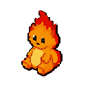 un dradon de fuego bebe.